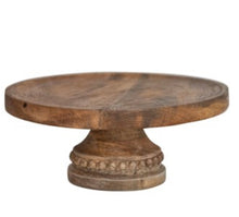 Load image into Gallery viewer, Mango Wood Pedestal Stand

