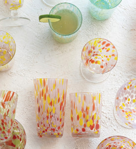 Confetti Drinking Glasses, Set of Four