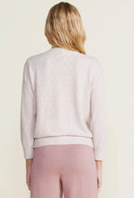 Load image into Gallery viewer, Barefoot Dreams CozyChic Lite Diamond Pointelle Cardigan, Chai