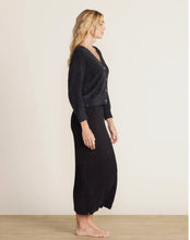 Load image into Gallery viewer, Barefoot Dreams CozyChic Lite Diamond Pointelle Cardigan, Black
