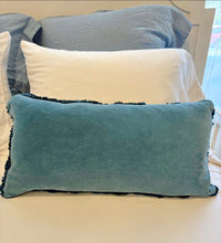 Load image into Gallery viewer, IN STOCK Bella Notte Linens, Helane Kidney Pillow (Retired Style, Cenote)