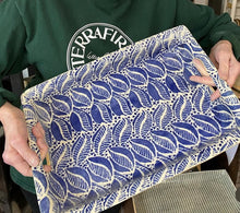 Load image into Gallery viewer, Terrafirma Ceramics Buffet Tray, Cobalt