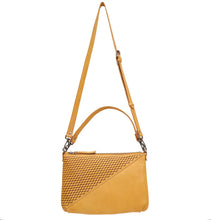 Load image into Gallery viewer, Stevie Laser Crossbody Bag, Cognac
