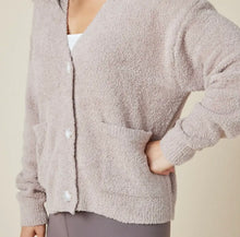 Load image into Gallery viewer, Solid Marshmallow Crop Cardigan