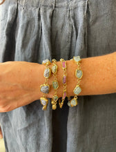 Load image into Gallery viewer, Emilie Shapiro Guardian Path Aquamarine Bracelet