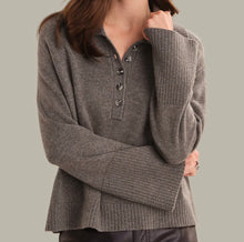 Load image into Gallery viewer, Simone Oversized Polo Pullover
