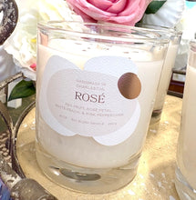 Load image into Gallery viewer, Rewined Sparkling Collection Rose Wine Candle, 10 oz