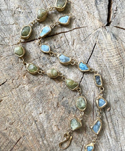 Load image into Gallery viewer, Emilie Shapiro Guardian Path Aquamarine Bracelet