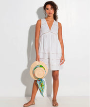 Load image into Gallery viewer, Soft Cotton Gauze Vesper Dress, White
