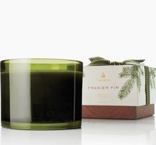 Load image into Gallery viewer, Frasier Fir Large Green 3-Wick Candle