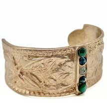 Load image into Gallery viewer, Wide Bronze Cuff With Ombre Stones (2 Styles)