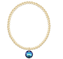 Load image into Gallery viewer, Enewton Classic Gold 3mm Bracelet - Reflection Charm (12 Colors)
