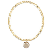 Load image into Gallery viewer, Enewton Classic Gold 3mm Bracelet - Reflection Charm (12 Colors)
