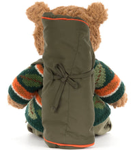 Load image into Gallery viewer, Jellycat Bartholomew Bear, Hiking Outfit