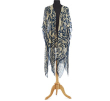 Load image into Gallery viewer, Jaipur Blue Print Long Kimono