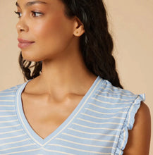 Load image into Gallery viewer, Dream Ruffle V-Neck With Cropped Pant (Last One, Size S)