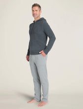 Load image into Gallery viewer, Barefoot Dreams CozyChic Men's Pullover Hoodie, Slate Blue