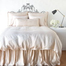 Load image into Gallery viewer, IN STOCK Bella Notte Linens Paloma Euro Sham, Pearl
