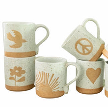 Load image into Gallery viewer, Happy Stoneware Quote Mug (8 Styles)