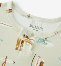 Load image into Gallery viewer, Milkbarn Stretch Shortall, Vintage Surf