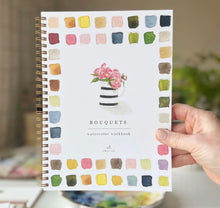 Load image into Gallery viewer, Bouquets Watercolor Workbook