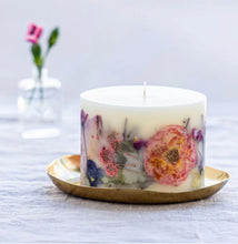 Load image into Gallery viewer, Blushing Rosewood Petite Oval Botanical Candle