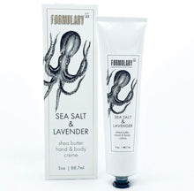 Load image into Gallery viewer, Sea Salt & Lavender Shea Butter Hand & Body Creme