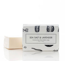 Load image into Gallery viewer, Sea Salt & Lavender Shea Butter Soap