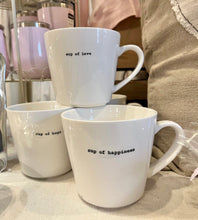 Load image into Gallery viewer, Cup of Love, Happiness, or Hugs