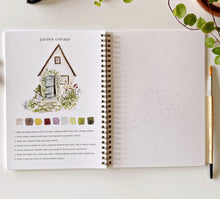 Load image into Gallery viewer, Garden Watercolor Workbook