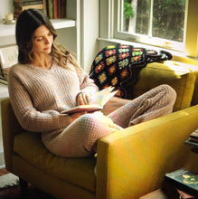 Load image into Gallery viewer, Cozy Marshmallow Waffle V-Neck Lounge Set