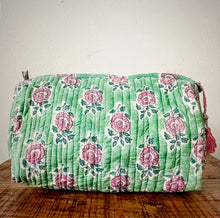 Load image into Gallery viewer, Block Print Large Cosmetic Pouch (6 Styles)