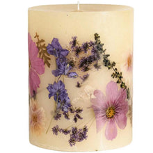 Load image into Gallery viewer, Roman Lavender Botanical Candle, 6.5"