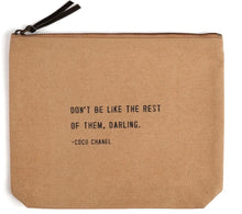 Load image into Gallery viewer, Canvas Zip Quote Bag (7 Styles)