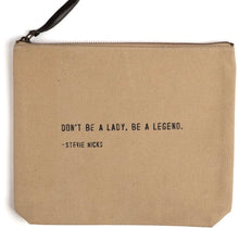 Load image into Gallery viewer, Canvas Zip Quote Bag (7 Styles)