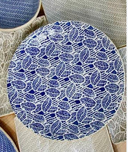 Load image into Gallery viewer, Terrafirma Ceramics Statement Platter, Cobalt Topiary