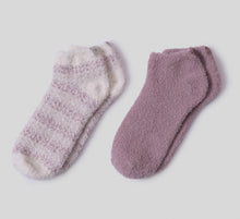 Load image into Gallery viewer, Barefoot Dreams CozyChic Heathered Stripe Ankle Sock Set (2 Colors)