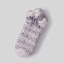 Load image into Gallery viewer, Barefoot Dreams CozyChic Heathered Stripe Ankle Sock Set (2 Colors)