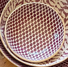 Load image into Gallery viewer, Terrafirma Ceramic Bordeaux Dessert Bowl, 6" (2 Patterns)
