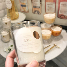 Load image into Gallery viewer, Rewined Sparkling Collection Rose Wine Candle, 6 oz