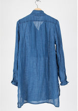 Load image into Gallery viewer, CP Shades Annette Linen Tunic, Indigo (Size S, L)