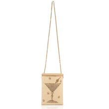 Load image into Gallery viewer, Crystal Martini Beaded Crossbody Bag