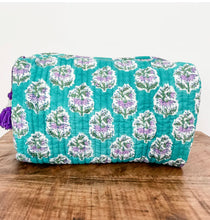Load image into Gallery viewer, Block Print Large Cosmetic Pouch (7 Styles)