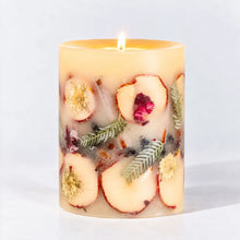 Load image into Gallery viewer, Spicy Apple Botanical Candle, 6.5"