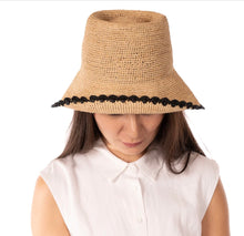 Load image into Gallery viewer, Kate Crochet Bucket Straw Hat