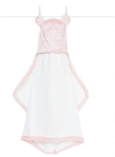 Load image into Gallery viewer, Little Giraffe Luxe Hooded Baby Towel (Cream, Pink, Blue)