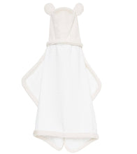 Load image into Gallery viewer, Little Giraffe Luxe Hooded Baby Towel (Cream, Pink, Blue)