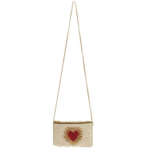 Load image into Gallery viewer, Heart Burst Beaded Crossbody Bag