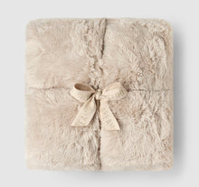 Load image into Gallery viewer, Barefoot Dreams Cloud Faux Fur Throw (Sable, Sandstone)