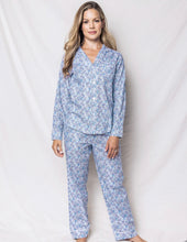Load image into Gallery viewer, Fleur D'Azur Cotton Twill Pajama Set (Size L)